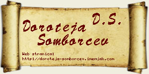 Doroteja Somborčev vizit kartica